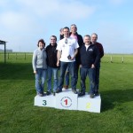 Pascal et Blandine sur la 3ème marche du podium